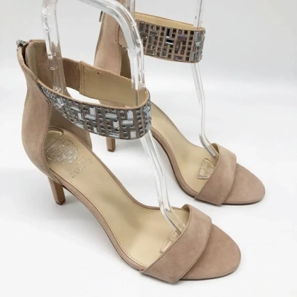 VINCE CAMUTO 'Kayolena' Leather Ankle Strap Heels
